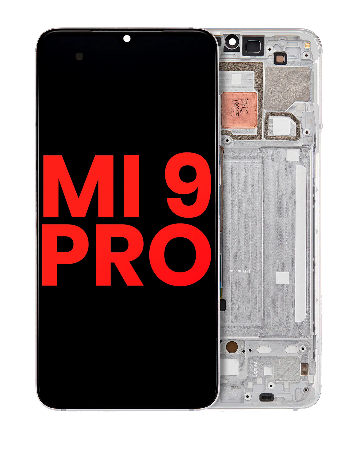 OLED Assembly With Frame For Xiaomi Mi 9 Pro (Aftermarket Plus) (Dream White) - replacement part product image SKU 107082114511 - image 1