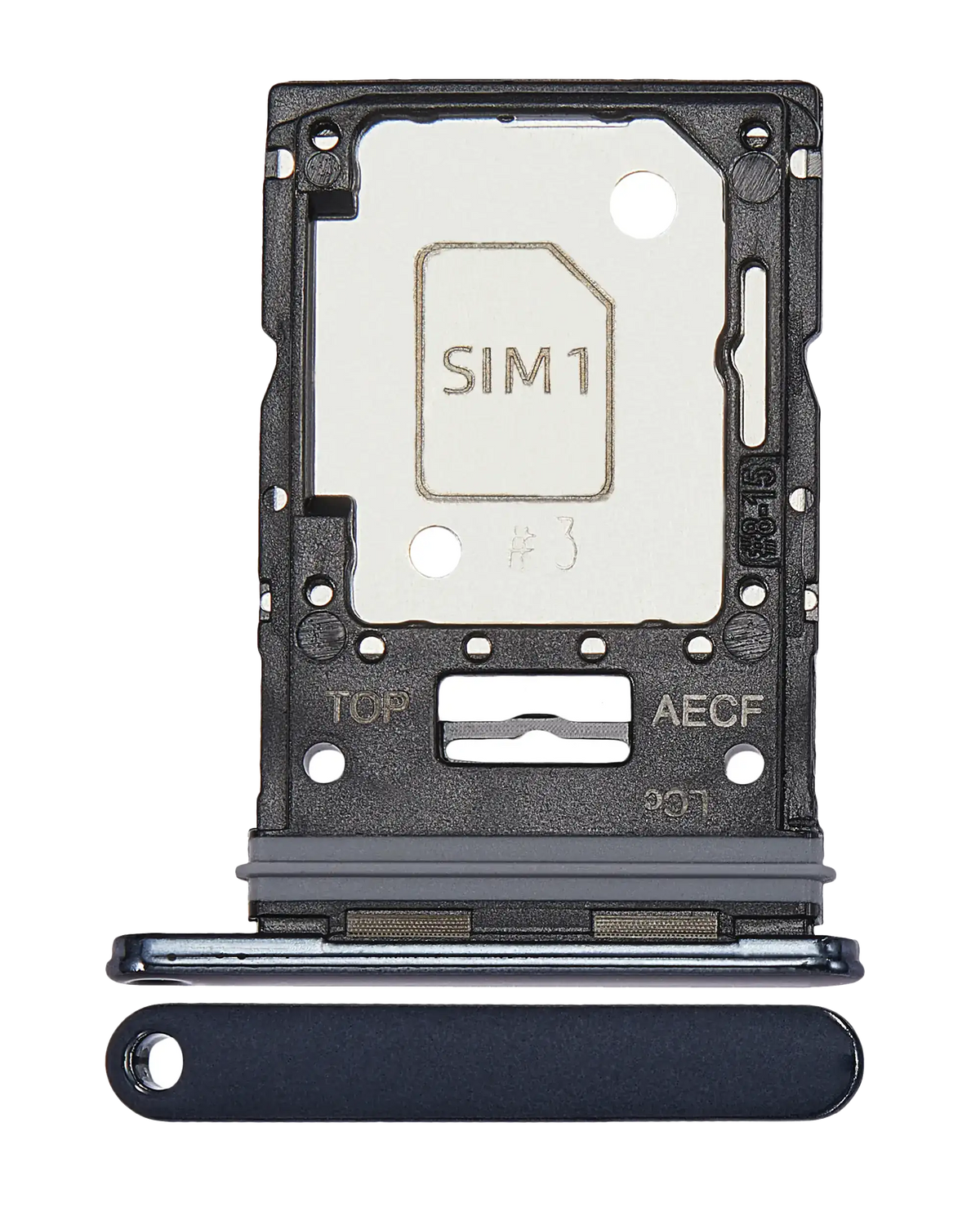 Dual Sim Card Tray For Samsung Galaxy A53 5G (A536 / 2022) (Black) - product image 1