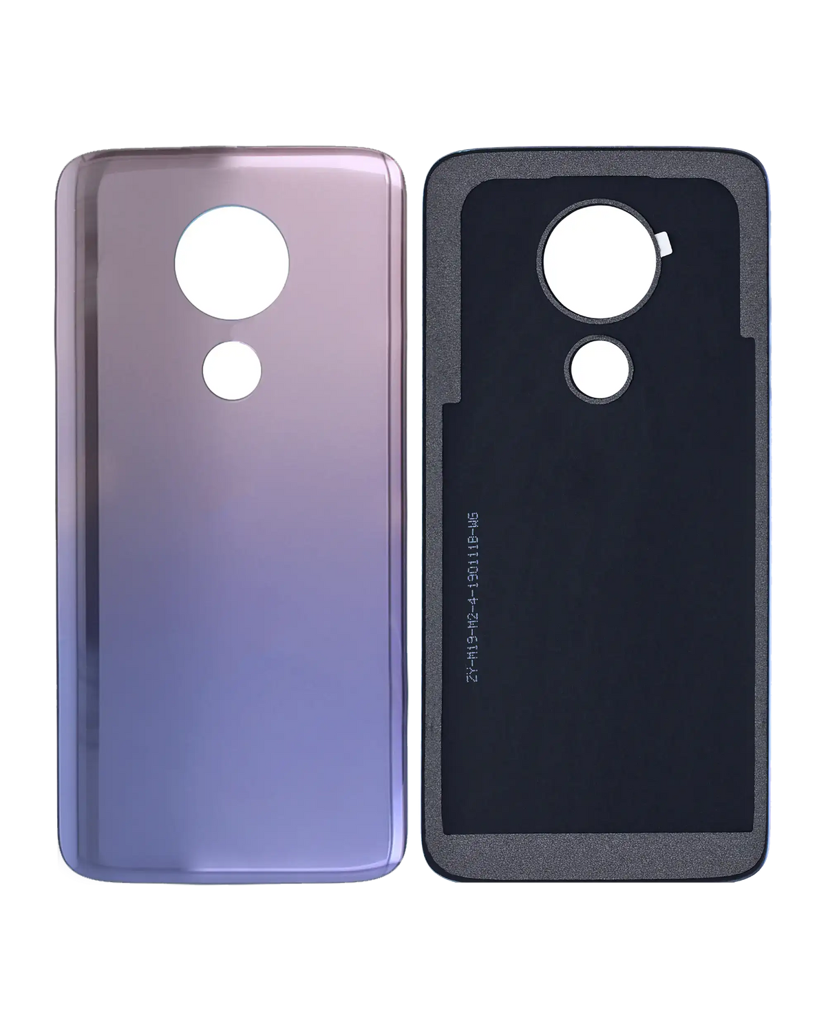 Back cover Glass For Motorola Moto G7 Power (XT1955 / 2019) (Iced Violet) | compatible mobile phone replacement part | SKU 107082064534 | product image 4