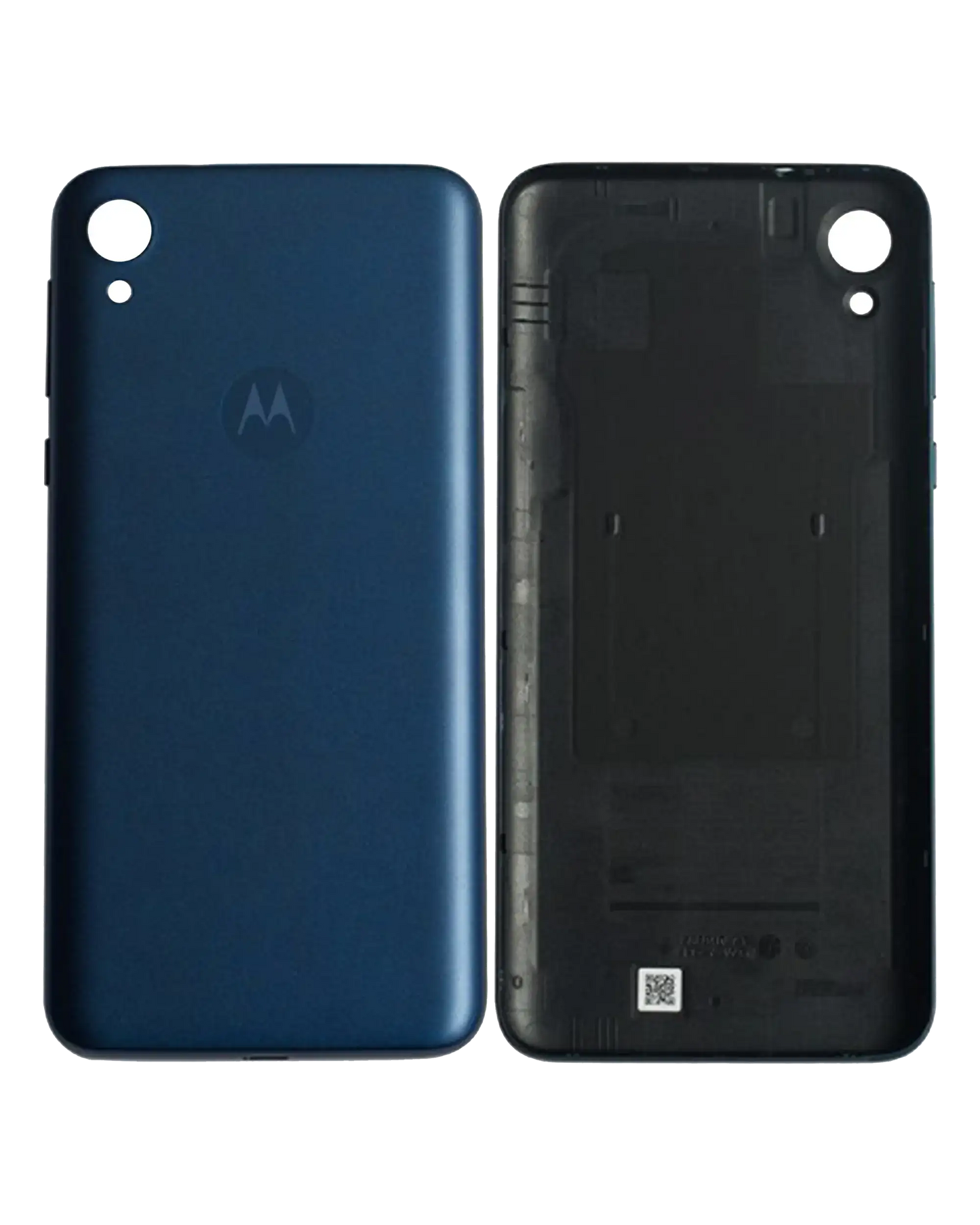 Back cover Glass For Motorola Moto E6 (XT2005 / 2019) (Genuine OEM) (Navy) - image 4