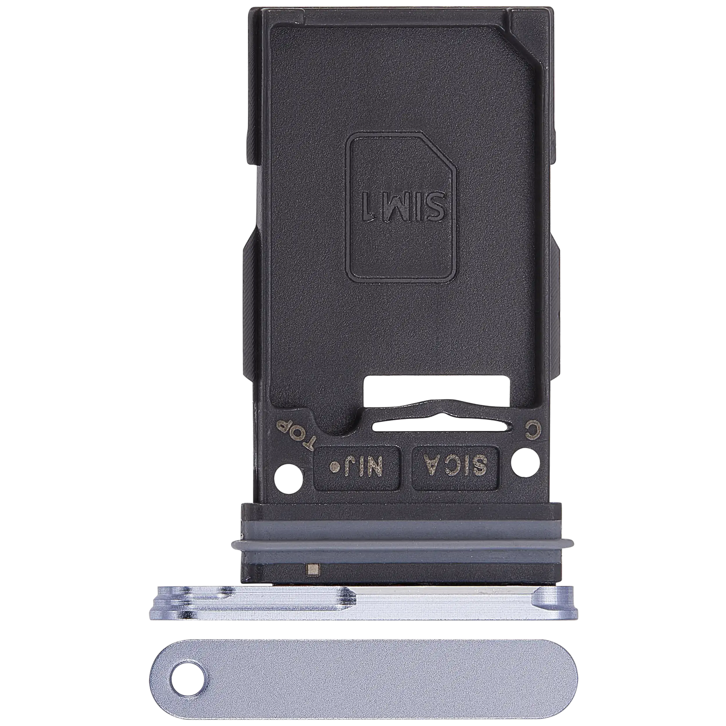 Single Sim Card Tray For Samsung Galaxy S25 / S25 Plus (Premium) (Iceblue)