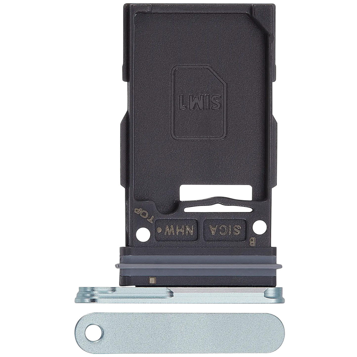 Single Sim Card Tray For Samsung Galaxy S25 / S25 Plus (Premium) (Mint)