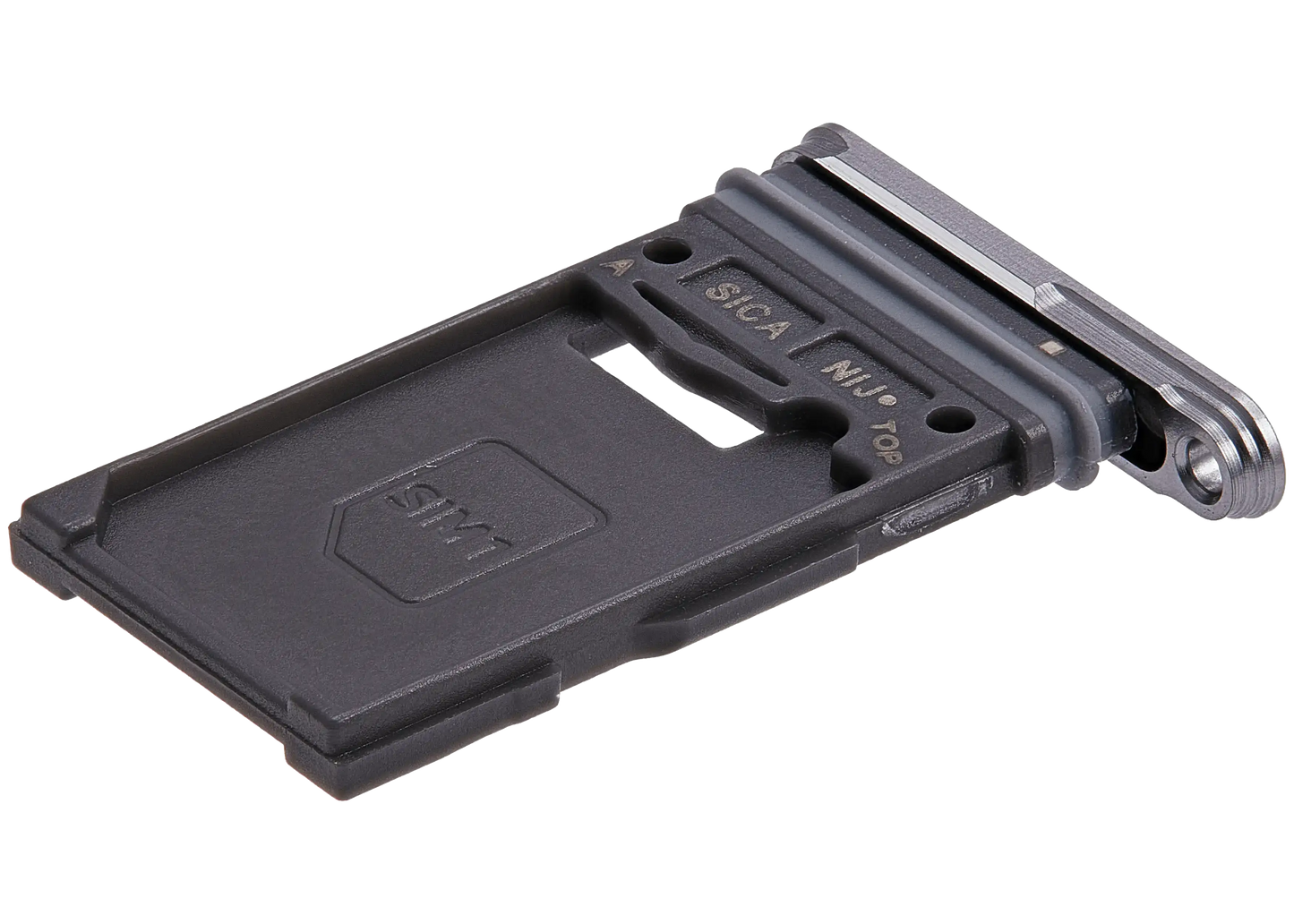 Single Sim Card Tray For Samsung Galaxy S25 / S25 Plus (Premium) (Silver Shadow)
