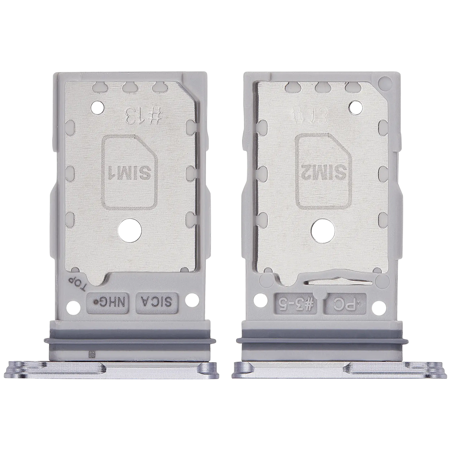Dual Sim Card Tray For Samsung Galaxy S25 / S25 Plus (Premium) (Silver Shadow)
