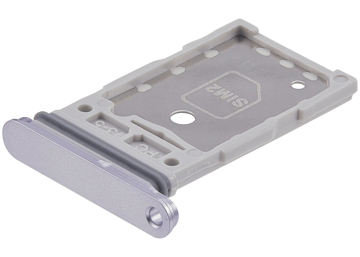 Dual Sim Card Tray For Samsung Galaxy S25 / S25 Plus (Premium) (Silver Shadow)