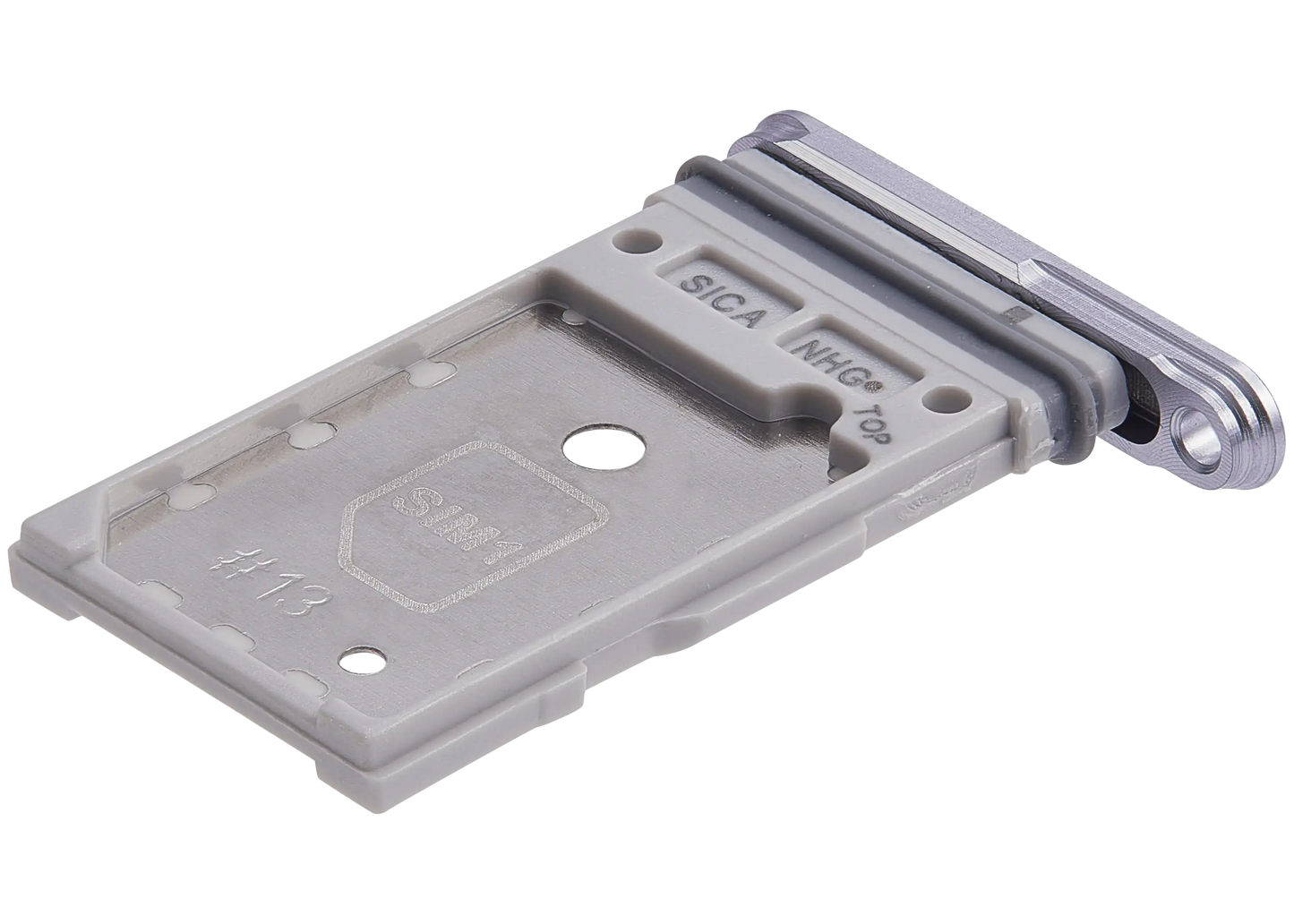 Dual Sim Card Tray For Samsung Galaxy S25 / S25 Plus (Premium) (Silver Shadow)