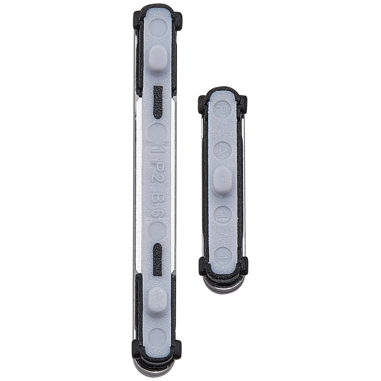 Hard Buttons (Power / Volume) For Samsung Galaxy S25 / S25 Plus (Premium) (Silver Shadow)