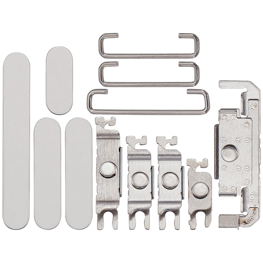 Hard Buttons (Power / Volume / Switch) For iPhone 16 Pro / 16 Pro Max (White Titanium)