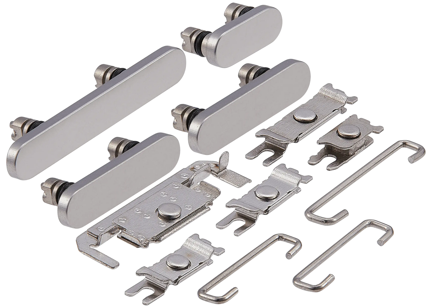 Hard Buttons (Power / Volume / Switch) For iPhone 16 Pro / 16 Pro Max (White Titanium)