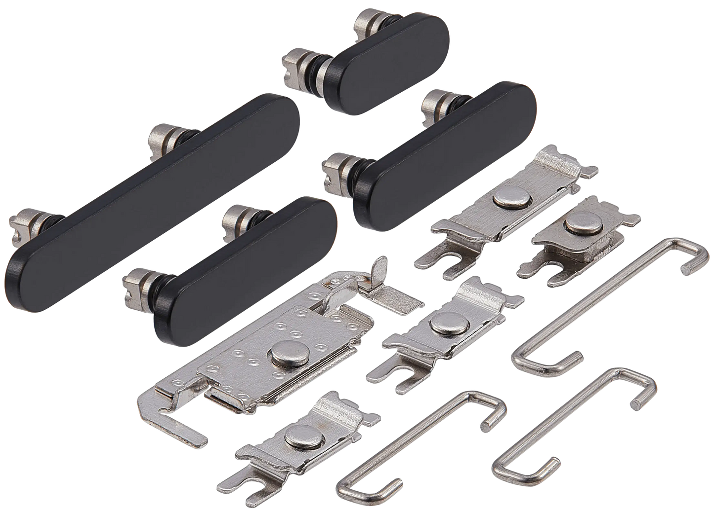 Hard Buttons (Power / Volume / Switch) For iPhone 16 Pro / 16 Pro Max (Black Titanium)