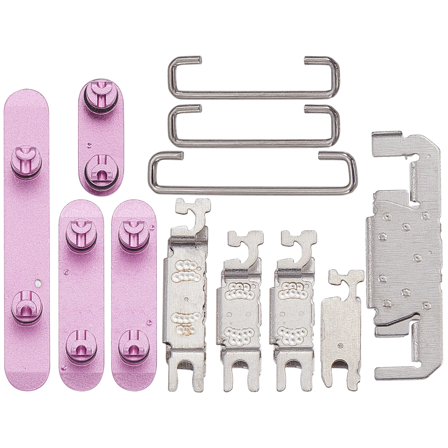 Hard Buttons (Power / Volume / Switch) For iPhone 16 / 16 Plus (Pink)