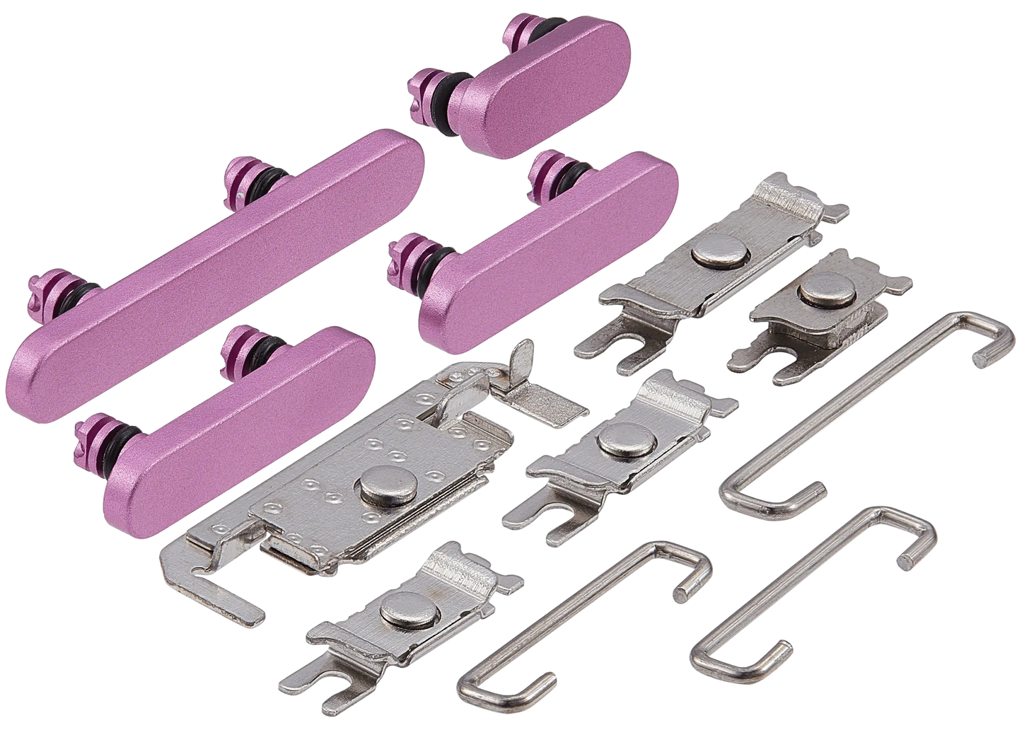 Hard Buttons (Power / Volume / Switch) For iPhone 16 / 16 Plus (Pink)