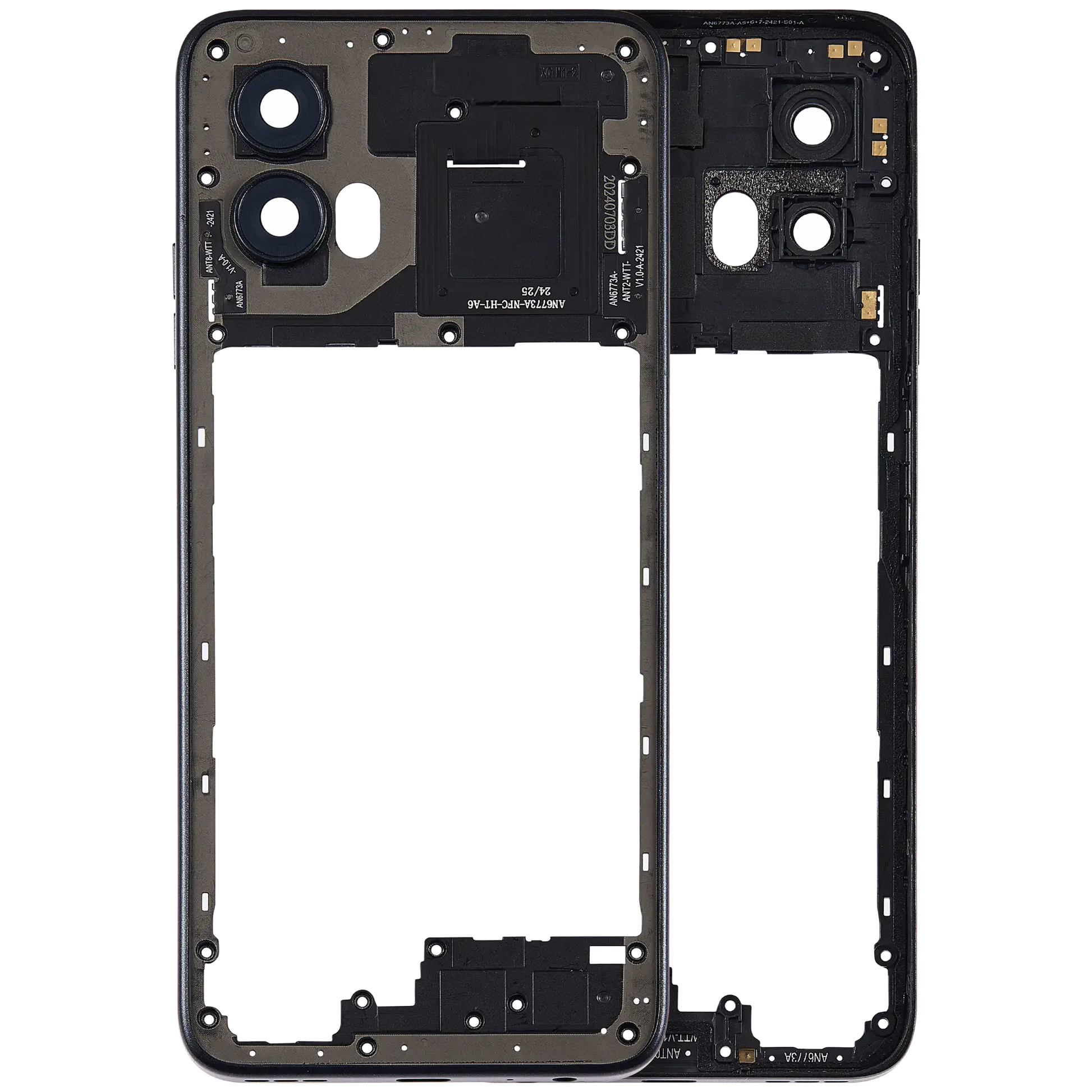 Mid-Frame Housing For Moto G Power 5G (XT2415 / 2024) (Midnight Blue) replacement part SKU 107183138250 image 1