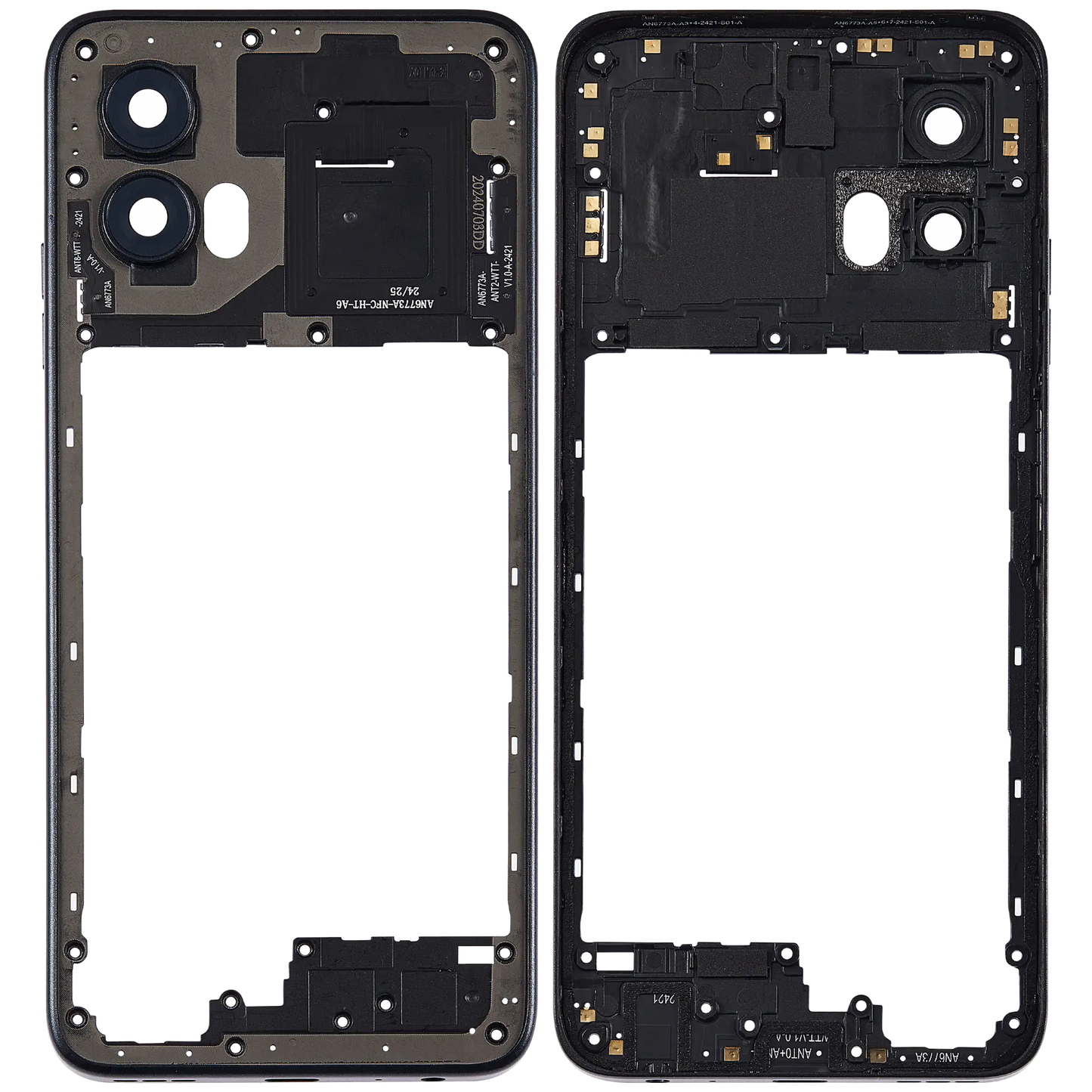 Mid-Frame Housing For Moto G Power 5G (XT2415 / 2024) (Midnight Blue) replacement part SKU 107183138250 image 7