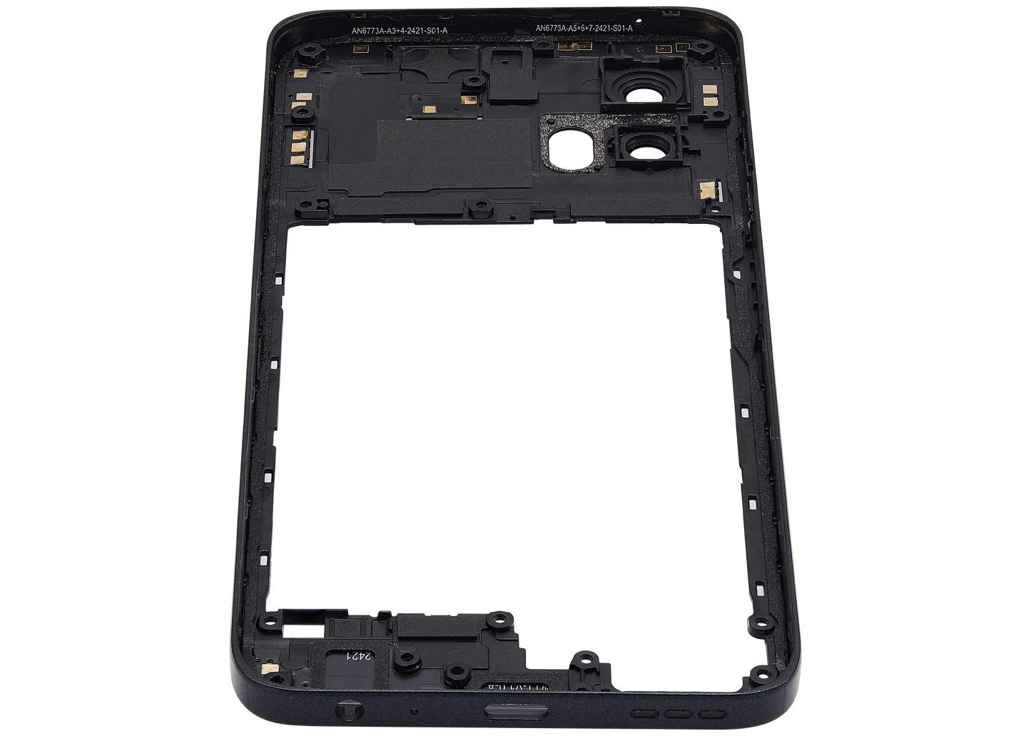 Mid-Frame Housing For Moto G Power 5G (XT2415 / 2024) (Midnight Blue) replacement part SKU 107183138250 image 3