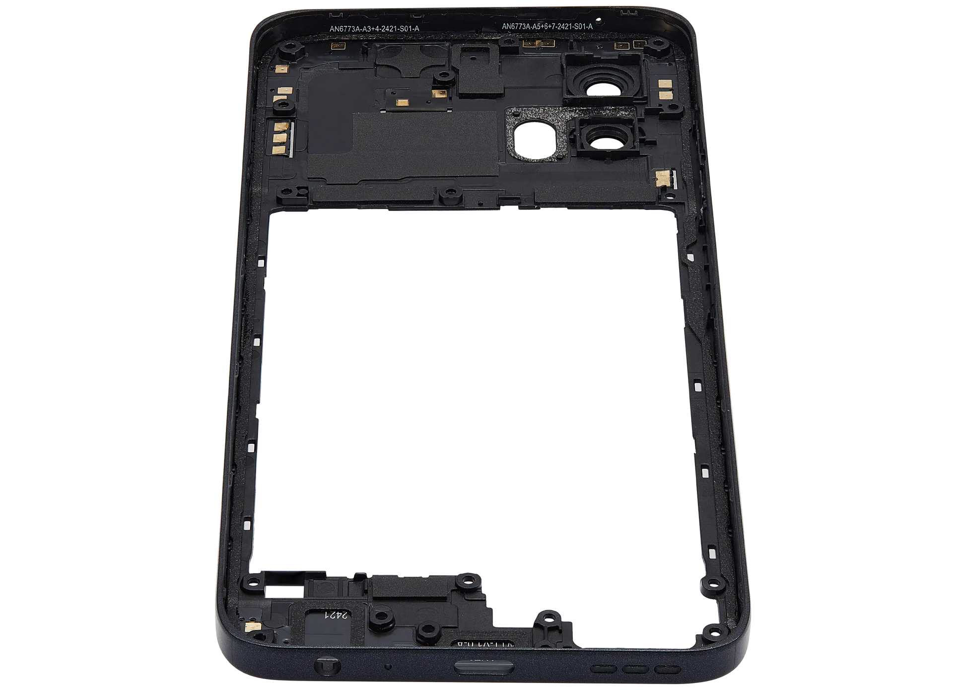 Mid-Frame Housing For Moto G Power 5G (XT2415 / 2024) (Midnight Blue) replacement part SKU 107183138250 image 3