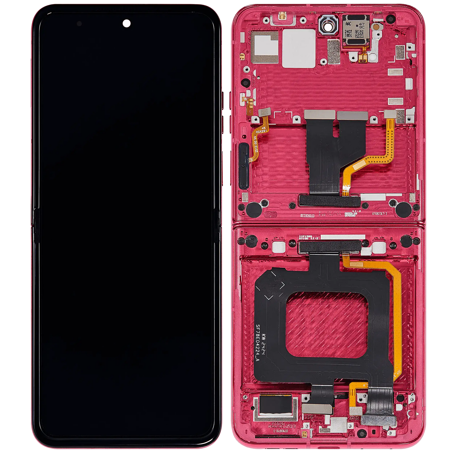 Inner OLED Assembly With Frame For Motorola Razr Plus 2024 / Razr 50 Ultra (XT2451 - Motorola replacement part image 6