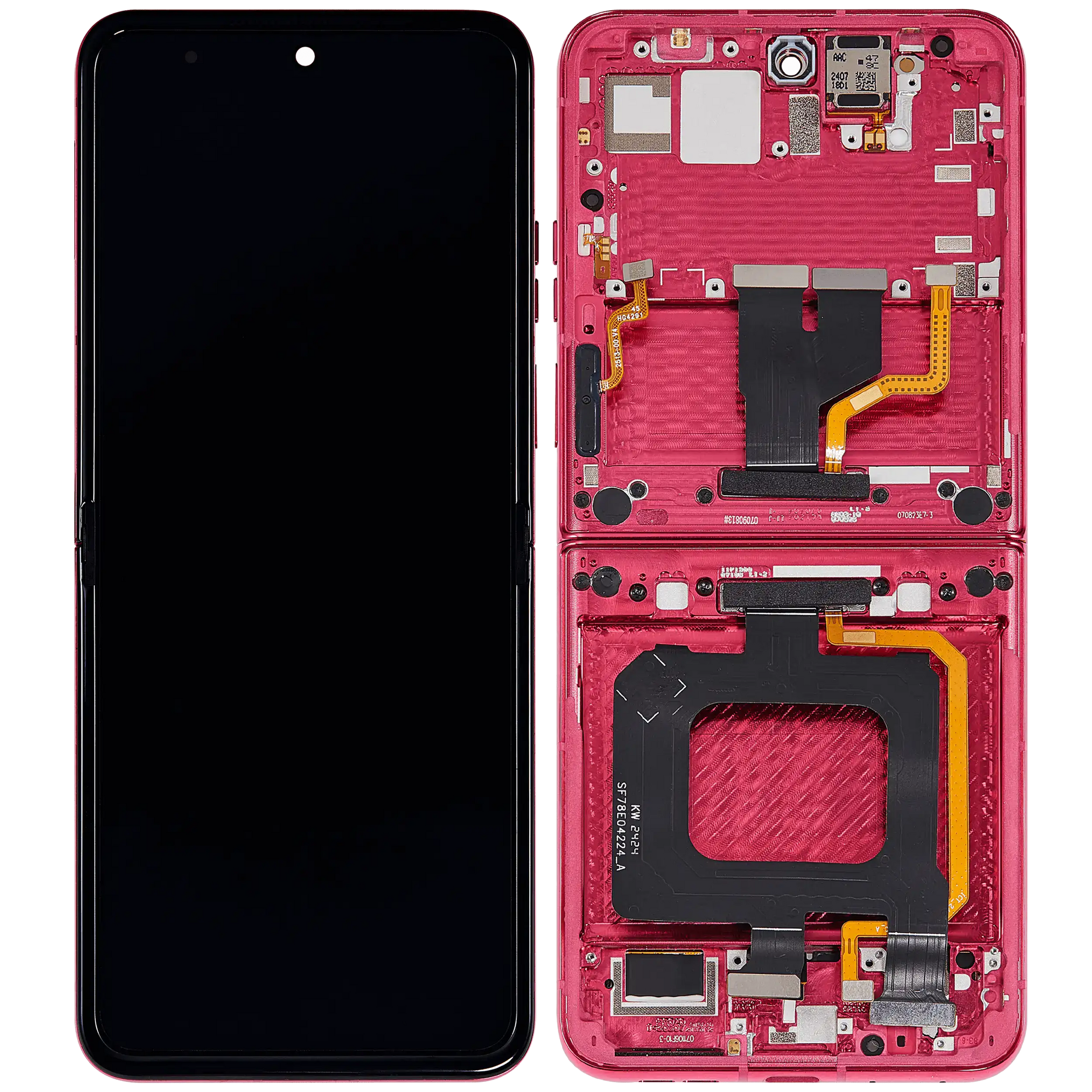 Inner OLED Assembly With Frame For Motorola Razr Plus 2024 / Razr 50 Ultra (XT2451 - Motorola replacement part image 6