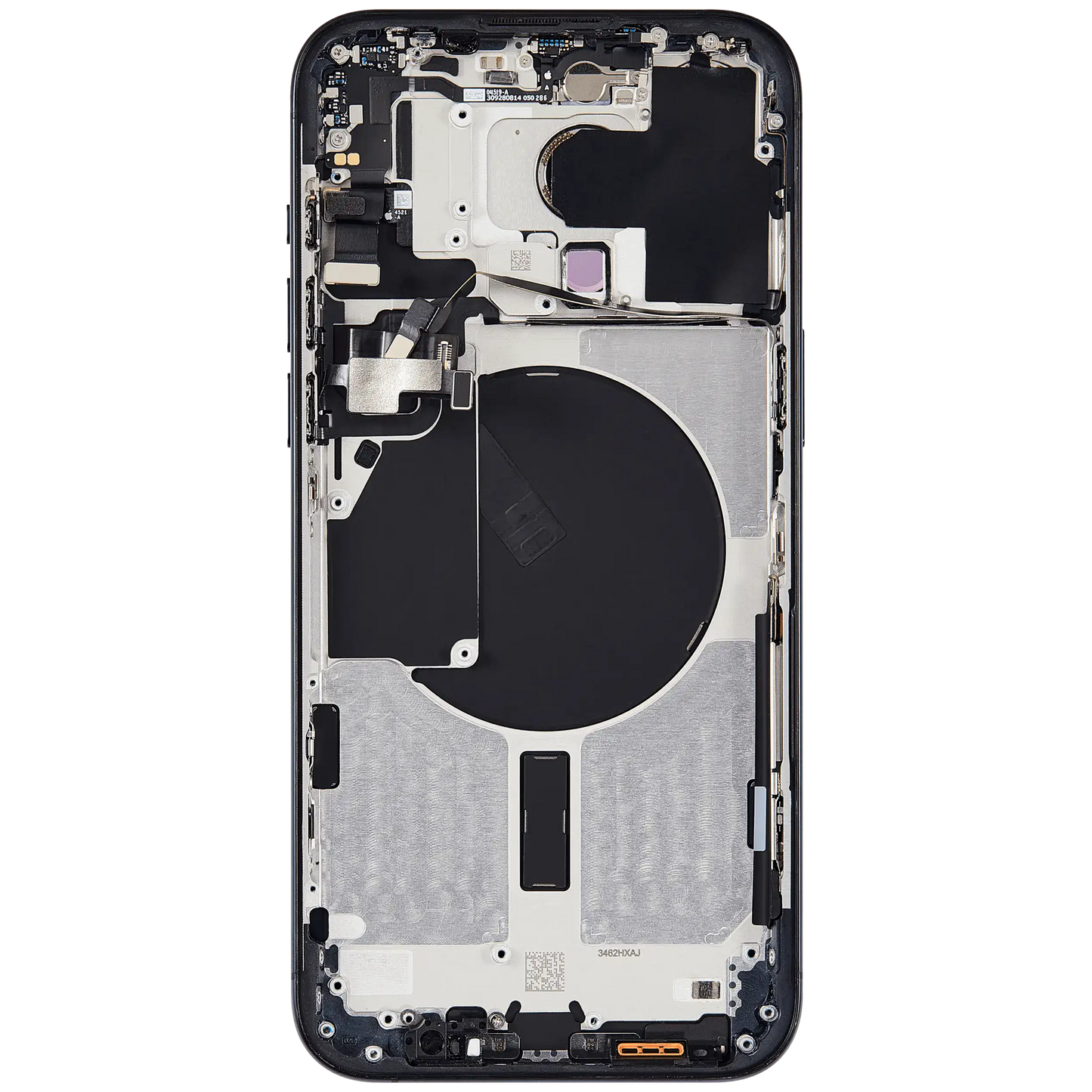 Back Housing W/ Small Parts For iPhone 15 Pro Max (US Version) (Used OEM Pull: Grade B) (Blue Titanium)