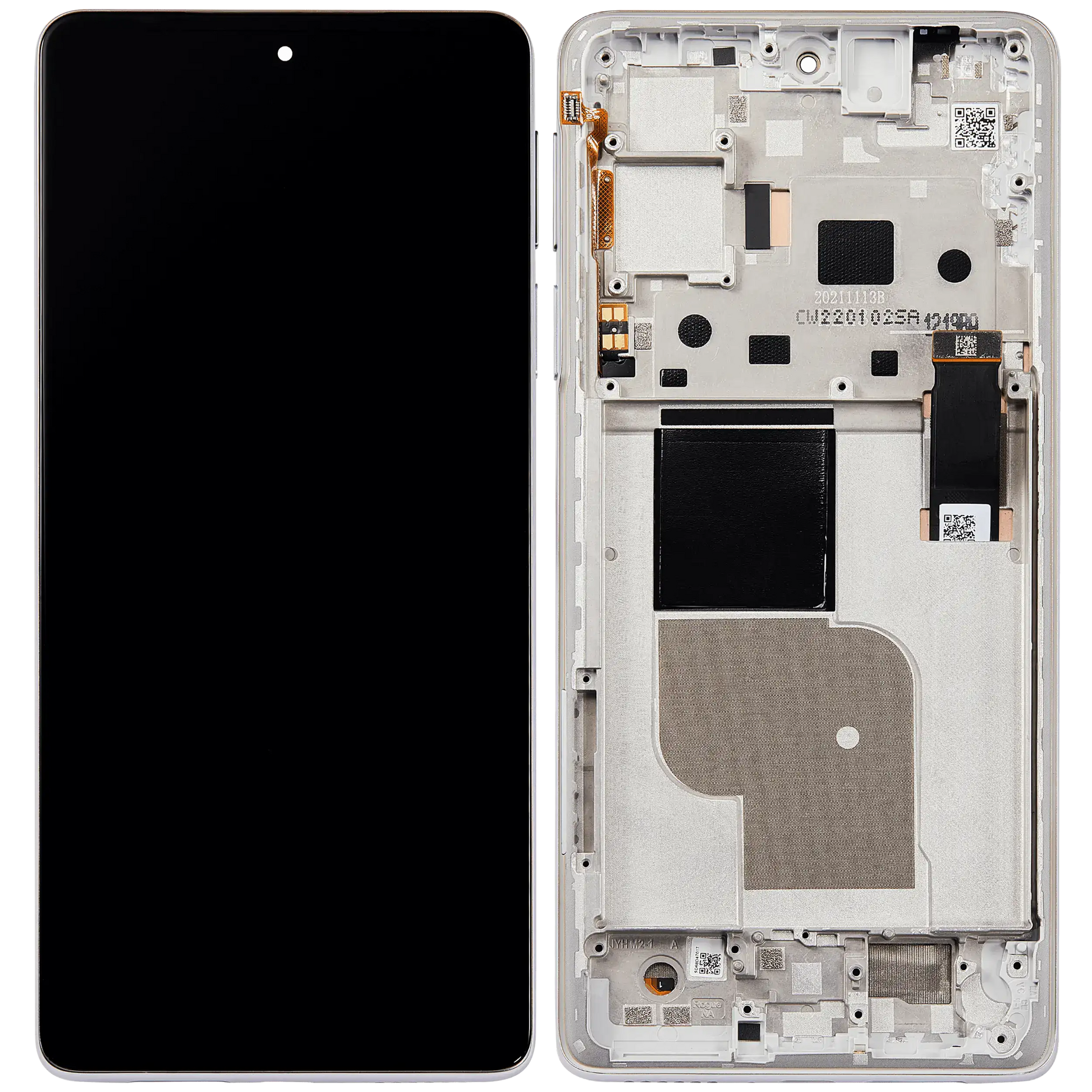 OLED Assembly With Frame For Motorola Moto Edge Plus / Edge 30 Pro (XT2201-1/4) / Edge X30 5G (XT2201-2/6 /2022) (Refurbished) (Stardust White) | SKU 107183123889 | image 6