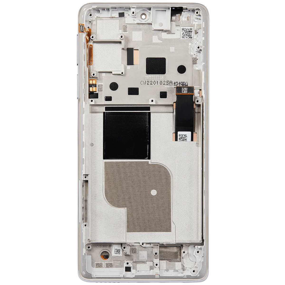 OLED Assembly With Frame For Motorola Moto Edge Plus / Edge 30 Pro (XT2201-1/4) / Edge X30 5G (XT2201-2/6 /2022) (Refurbished) (Stardust White) | SKU 107183123889 | image 8