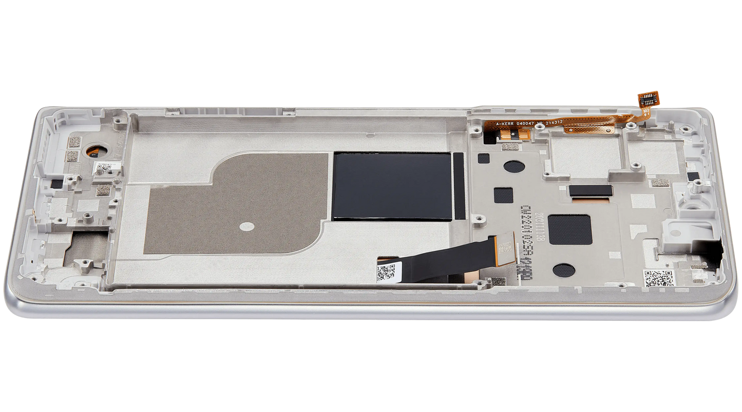 OLED Assembly With Frame For Motorola Moto Edge Plus / Edge 30 Pro (XT2201-1/4) / Edge X30 5G (XT2201-2/6 /2022) (Refurbished) (Stardust White) | SKU 107183123889 | image 4