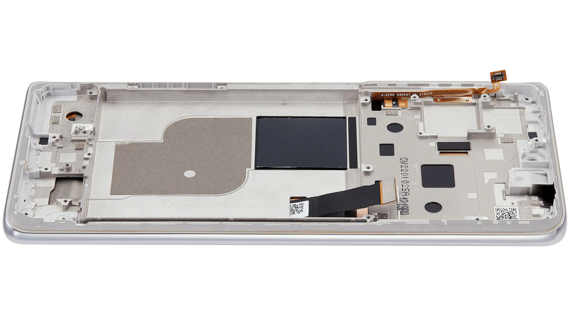 OLED Assembly With Frame For Motorola Moto Edge Plus / Edge 30 Pro (XT2201-1/4) / Edge X30 5G (XT2201-2/6 /2022) (Refurbished) (Stardust White) | SKU 107183123889 | image 4
