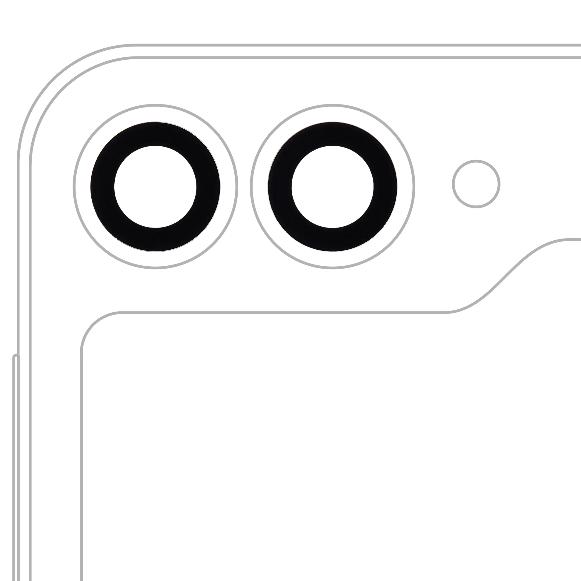Back Camera Lens (Glass Only) With Adhesive For Samsung Galaxy Z Flip 6 5G (F741) (2 Piece Set) (Premium)