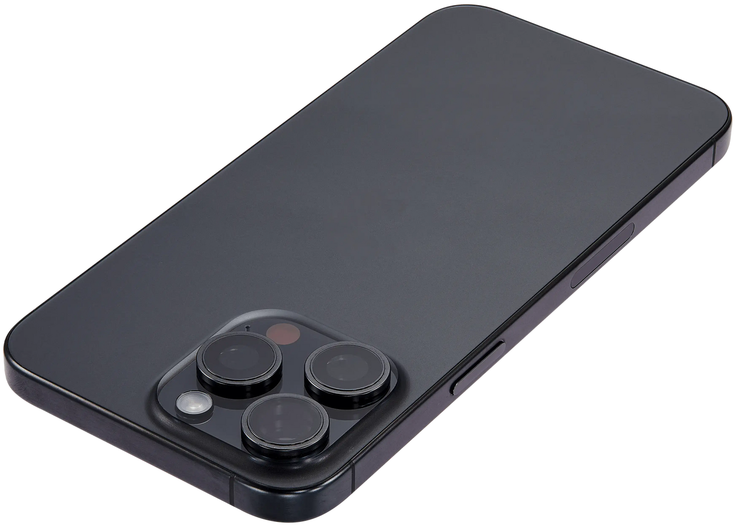 Back Housing W/ Small Parts For iPhone 15 Pro Max (US Version) (Used OEM Pull: Grade A) (Black Titanium)