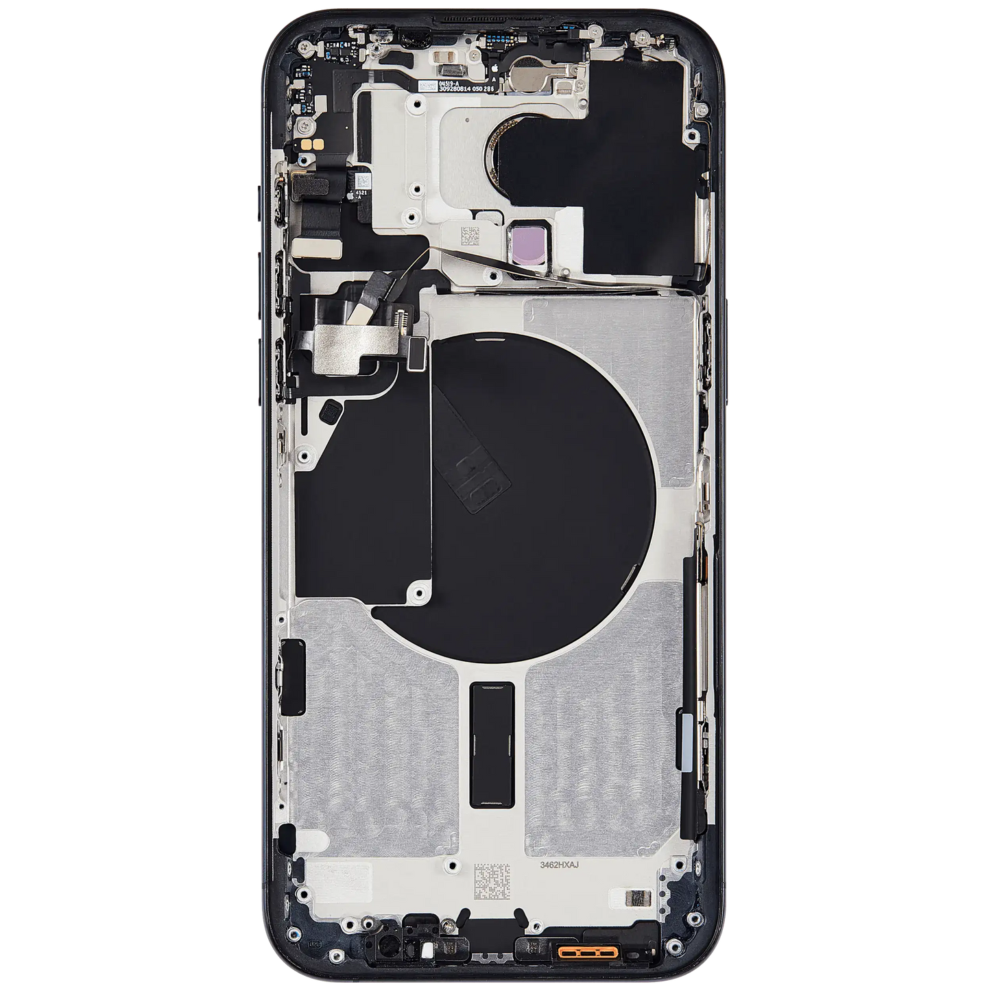 Back Housing W/ Small Parts For iPhone 15 Pro Max (US Version) (Used OEM Pull: Grade A) (Blue Titanium)