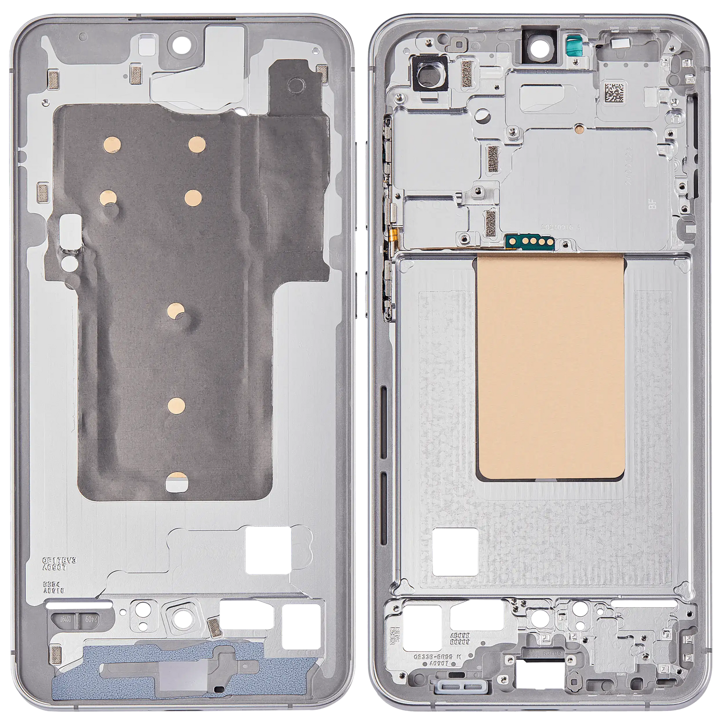 Mid-Frame Housing For Samsung Galaxy S24 FE 5G (US & International Version) (Gray / Blue / Mint / Yellow)