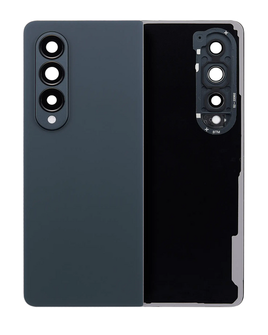 OEM quality Back Cover Glass With Camera Lens For Samsung Galaxy Z Fold 4 (Service Pack) (Graygreen) component
