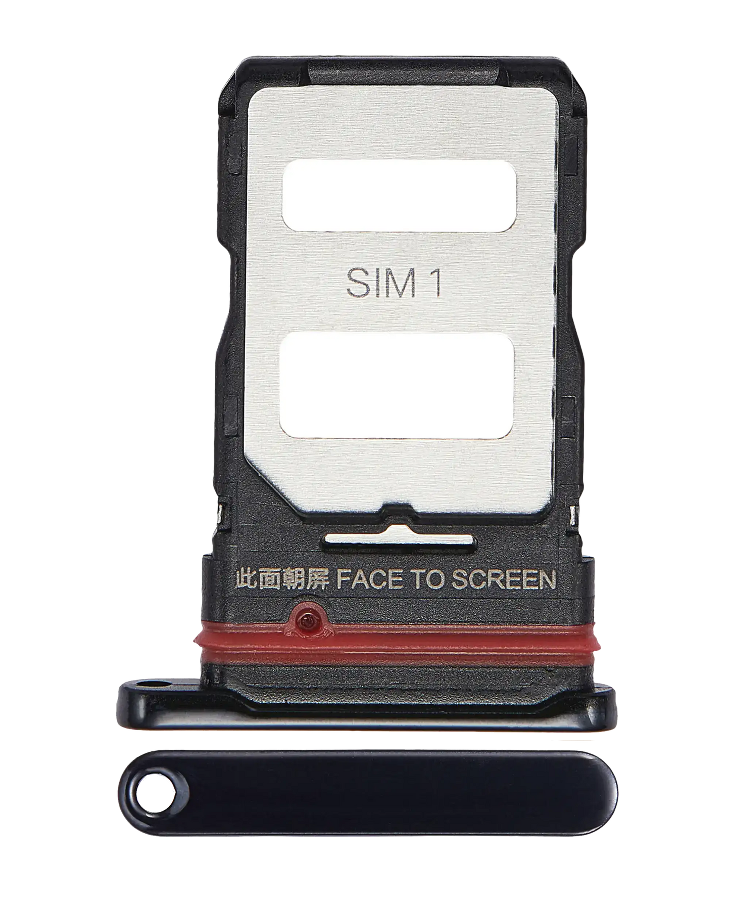 Dual Sim Card Tray For Xiaomi 11T Pro / Xiaomi 11T (Meteorite Gray) – replacement part product view – SIM Tray Replacement for phone repair