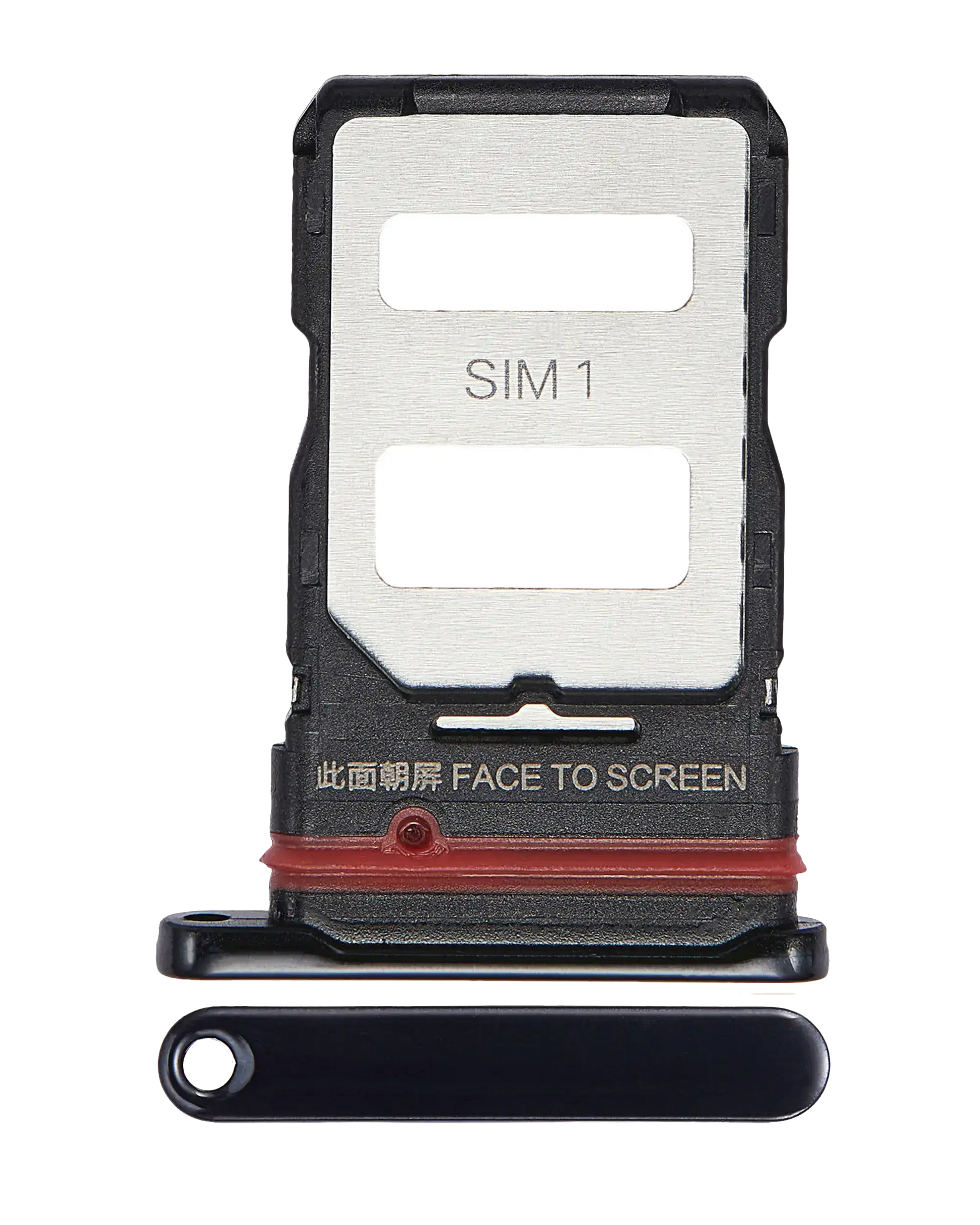 Dual Sim Card Tray For Xiaomi 11T Pro / Xiaomi 11T (Meteorite Gray) – replacement part product view – SIM Tray Replacement for phone repair