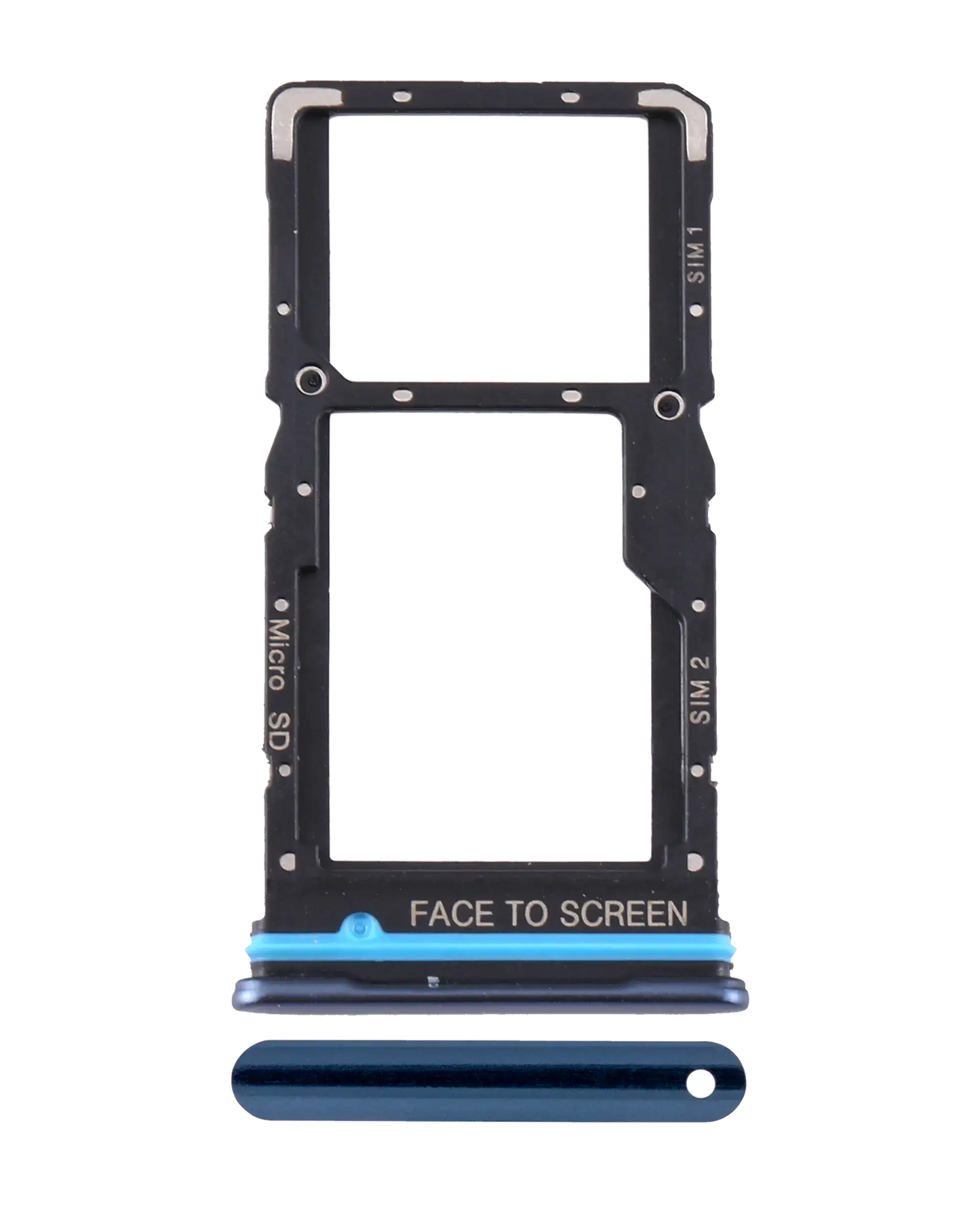 Dual Sim Card Tray For Xiaomi Mi 10T Lite 5G / Note 9 Pro 5G (Blue) - replacement part product image SKU 107082114823 - image 1