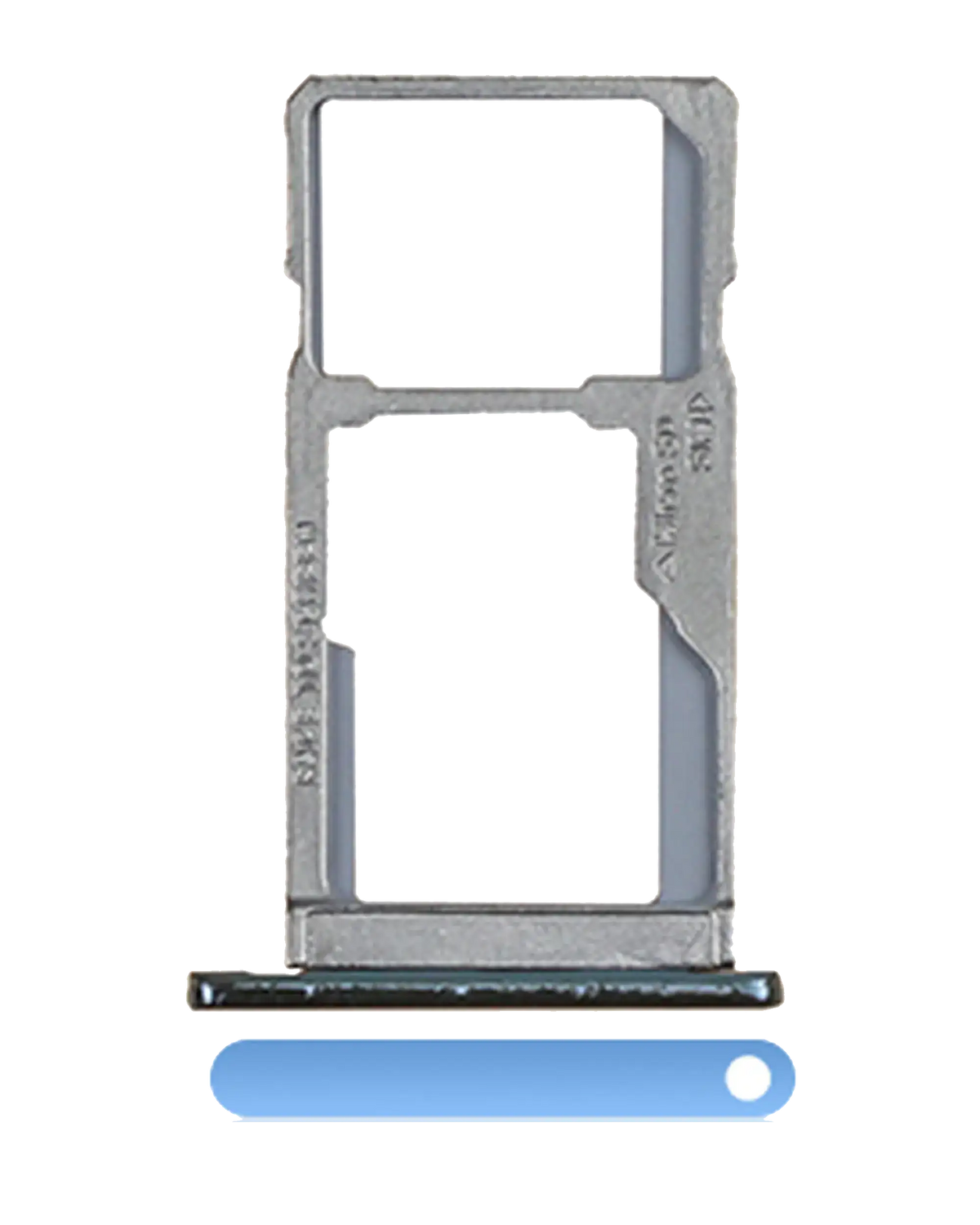 Single Sim Card Tray For Motorola Moto G6 Play / G6 Forge (XT1922 / 2018) (Blue) | compatible mobile phone replacement part | SKU 107081016839 | product image 1