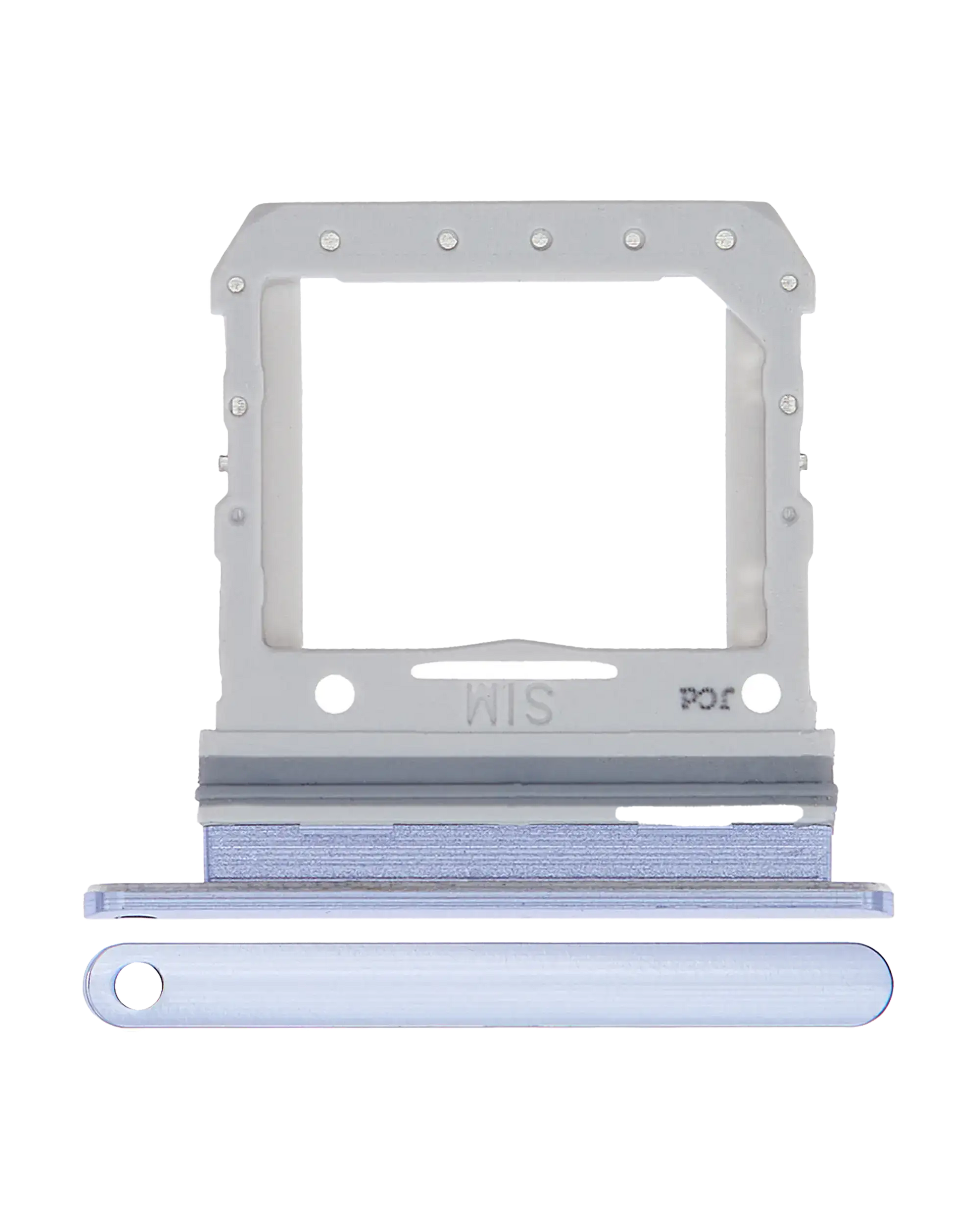 Single Sim Card Tray For Samsung Galaxy Z Flip 4G (F700) / Z Flip 5G (F707) (Mirror Purple) - Main View