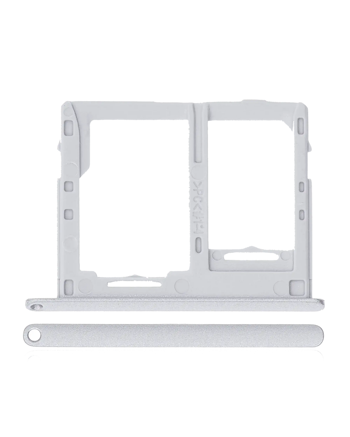 Dual Sim Card Tray For Samsung Galaxy Tab A 10.1" (T517 / T515) (2019) (Silver) - Samsung Galaxy Tab A 10.1" (2019) Replacement Parts - SKU 107081017239 - product image 1