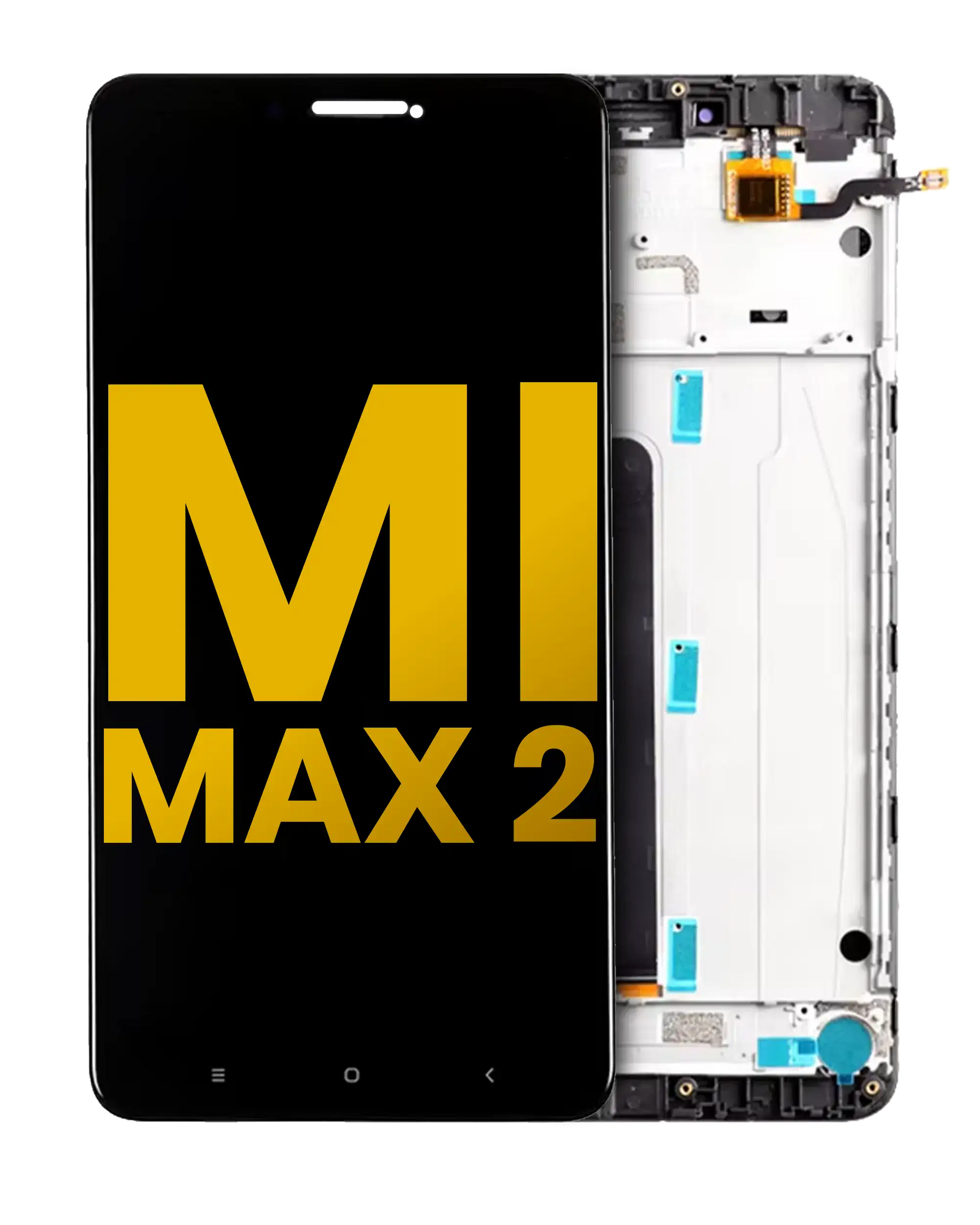 LCD Assembly With Frame For Xiaomi Mi Max 2 (Refurbished) (Matte Black) - replacement part product image SKU 107183123892 - image 1