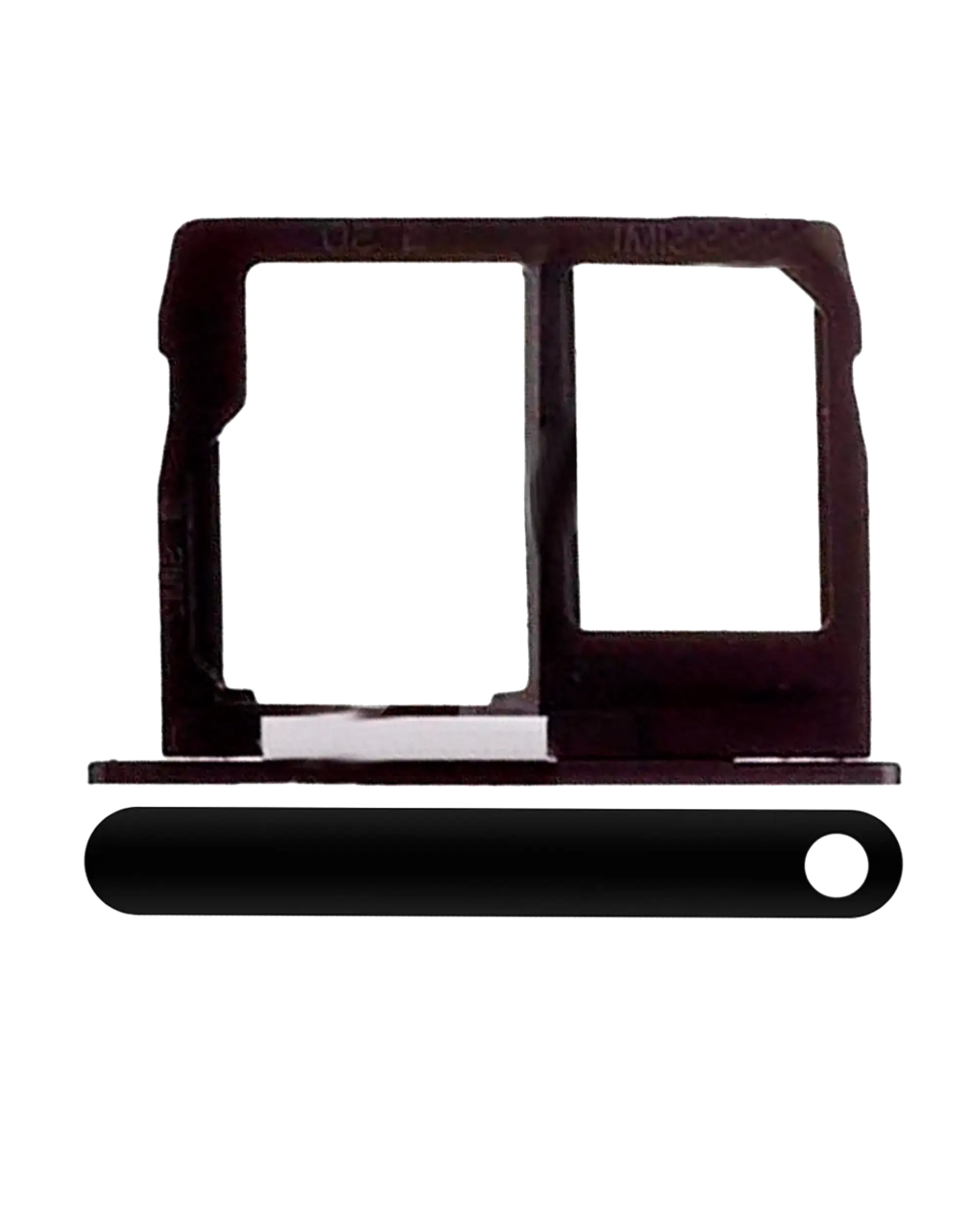 Sim Card Tray For Motorola Moto G5S Plus (XT1806 / 2017) (Dual Card Version) (Black) | compatible mobile phone replacement part | SKU 107082050539 | product image 1