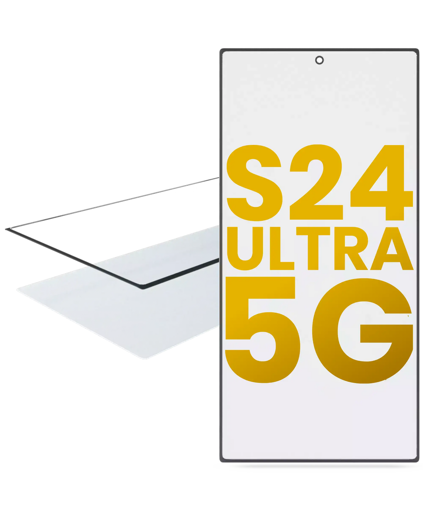 2 in 1 Front Glass With OCA Pre-Installed For Samsung Galaxy S24 Ultra 5G