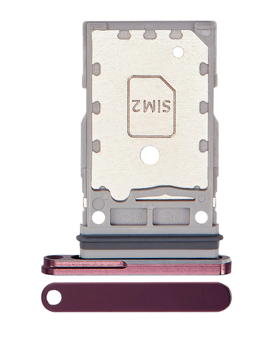 Samsung replacement part: Dual Sim Card Tray For Samsung Galaxy Z Fold 4 (F936) (Burgundy)