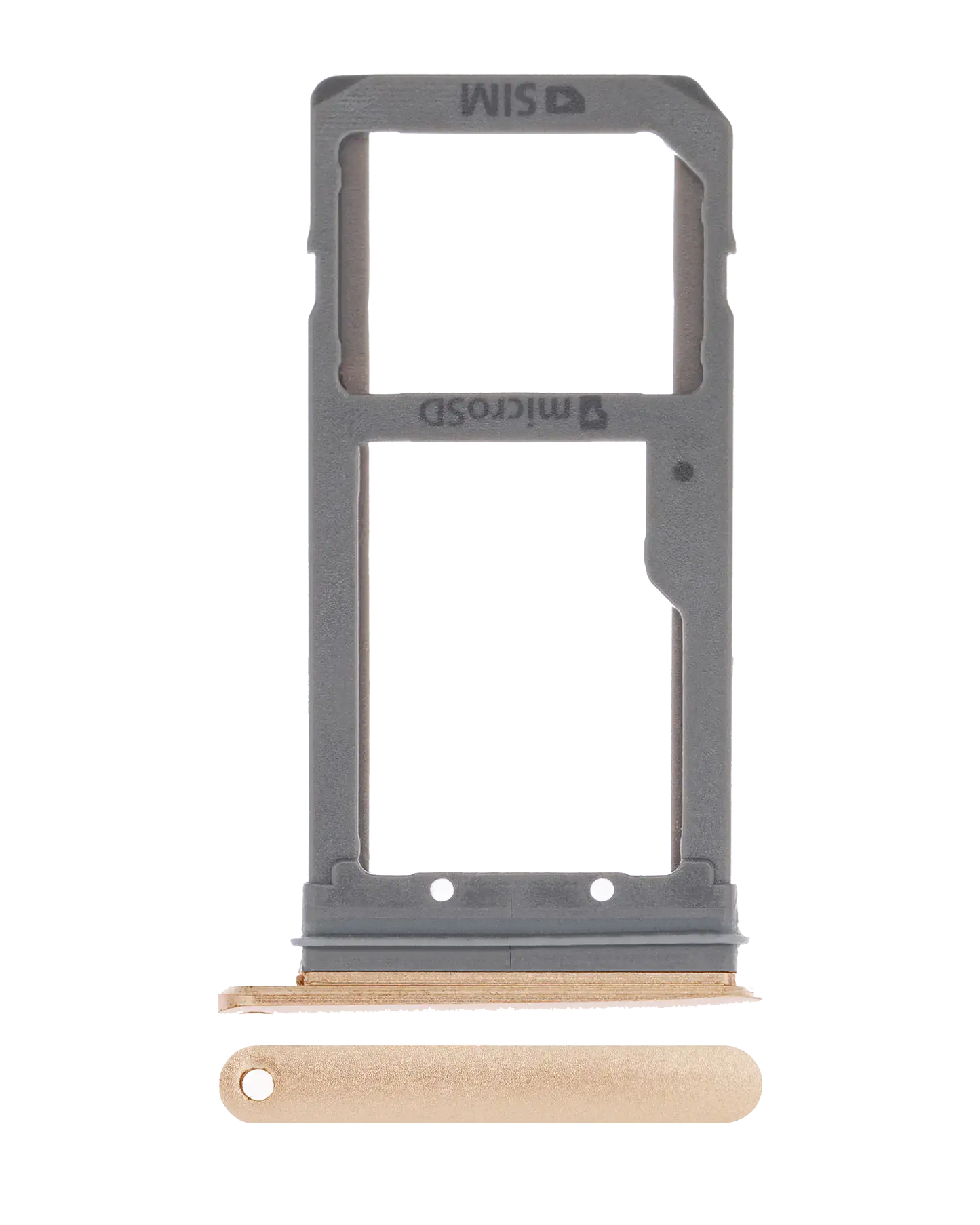 Single Sim Card Tray For Samsung Galaxy S7 Edge (Gold)