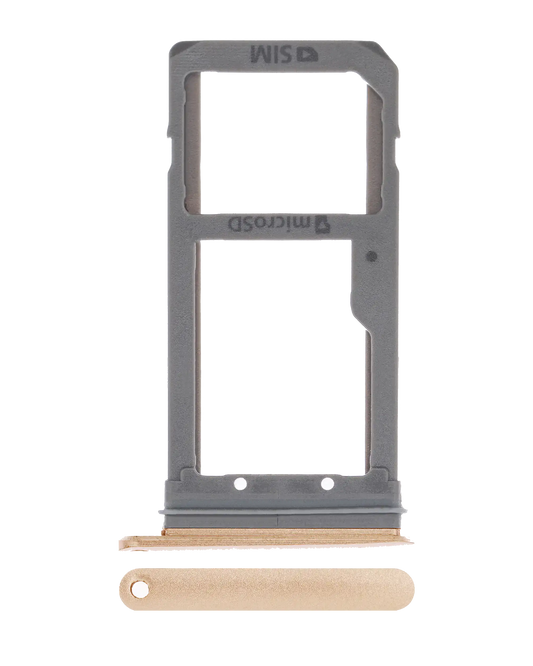 Single Sim Card Tray For Samsung Galaxy S7 Edge (Gold)
