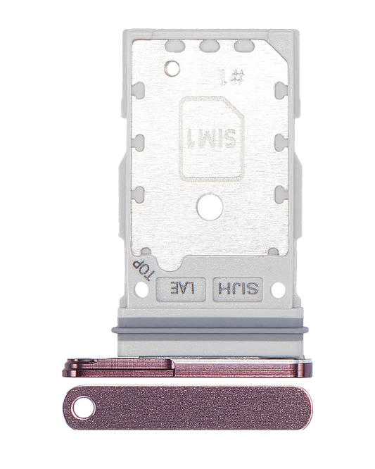 Dual Sim Card Tray For Samsung Galaxy S22 Ultra (Burgundy)