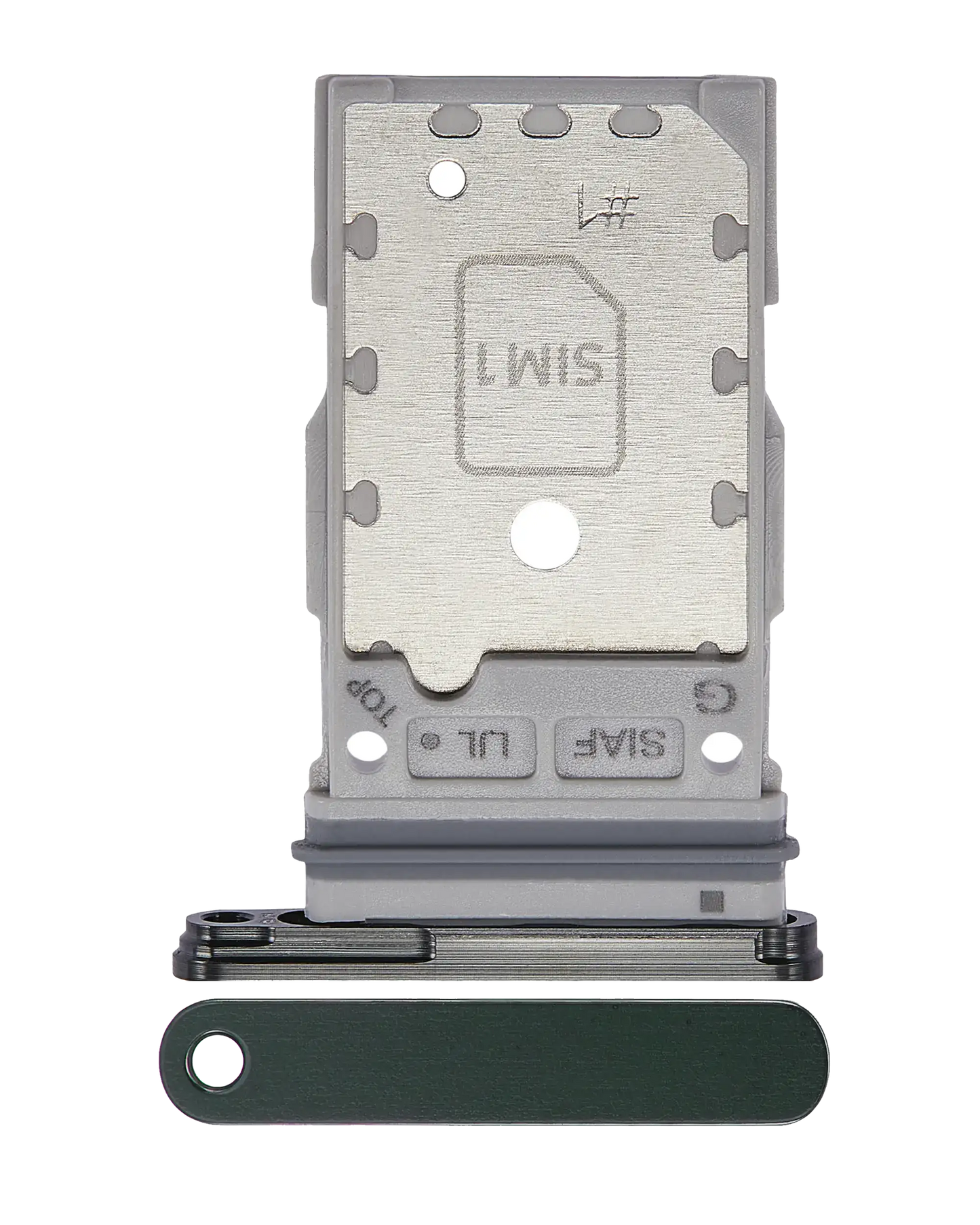 Dual Sim Card Tray For Samsung Galaxy S23 5G / S23 Plus 5G (Green)