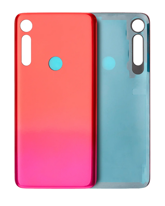 Back cover Glass For Motorola Moto G8 Play (XT2015 / 2019) (Magenta red) | compatible mobile phone replacement part | SKU 107085003431 | product image 1