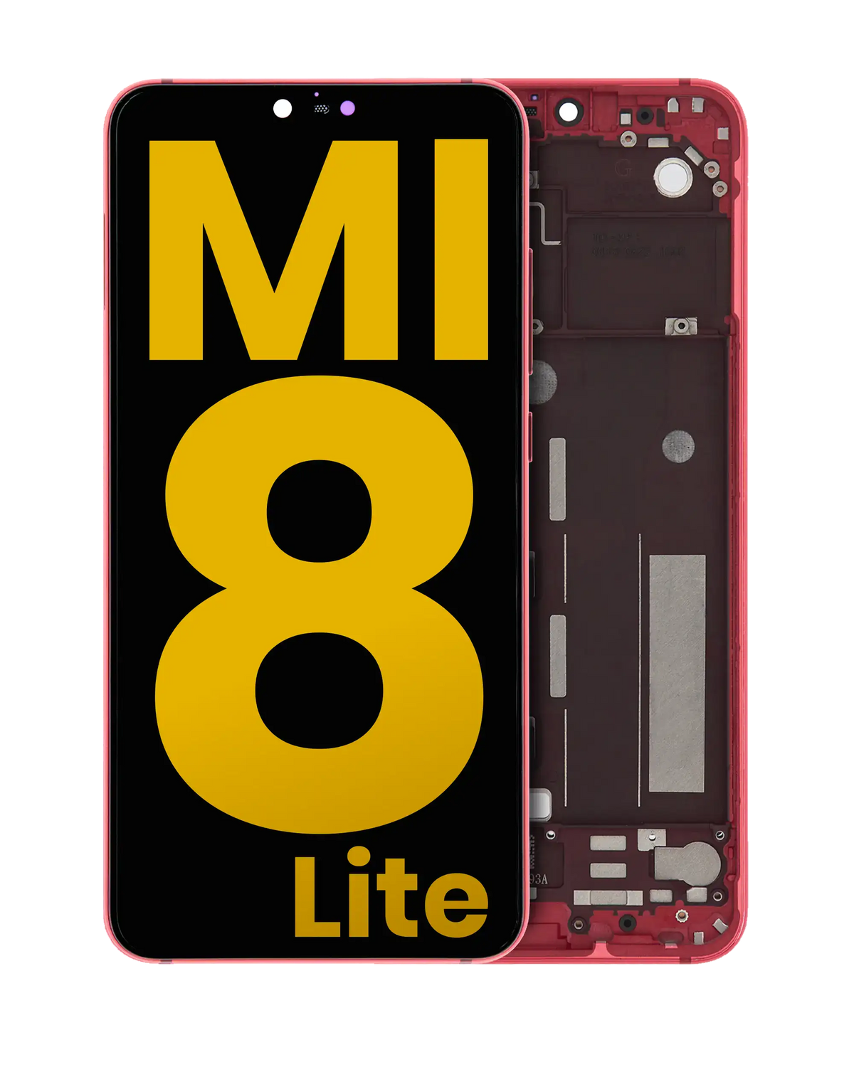 LCD Assembly With Frame For Xiaomi Mi 8 Lite (Refurbished) (Twilight Gold) - replacement part product image SKU 107082121104 - image 1