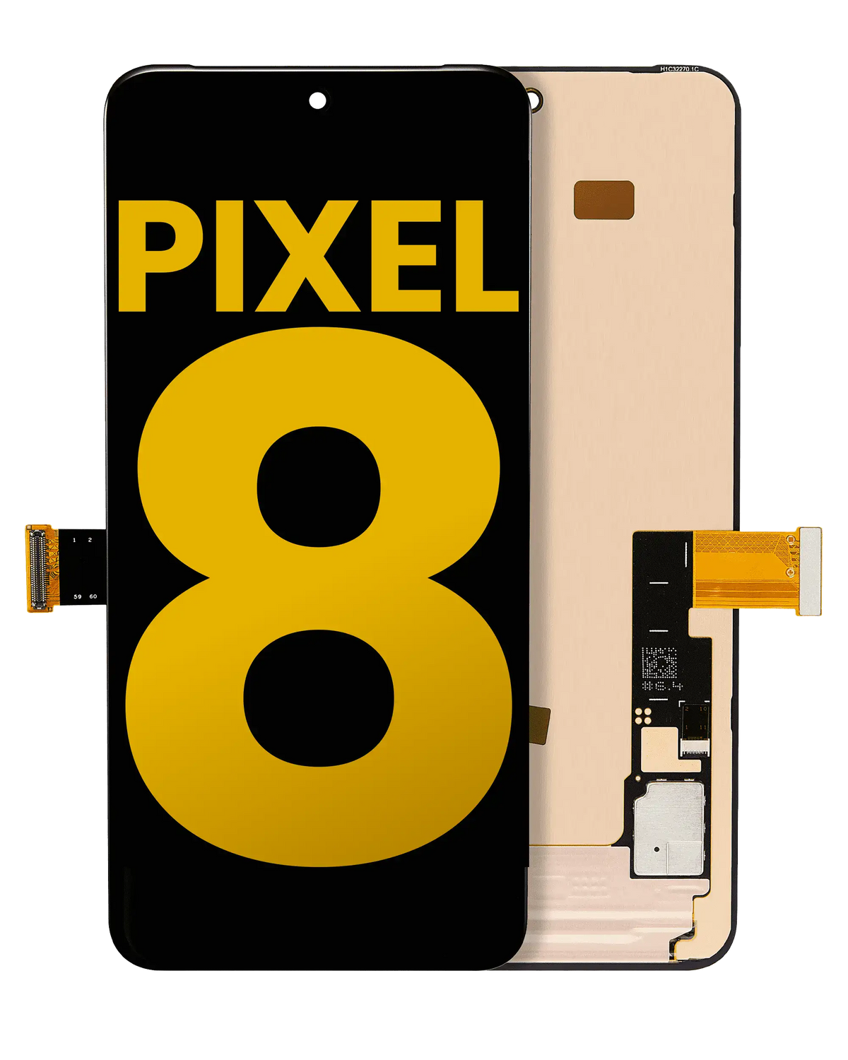 OLED Assembly Without Frame (Without Fingerprint Sensor) For Google Pixel 8 (Refurbished) (All Colors) - replacement part product view