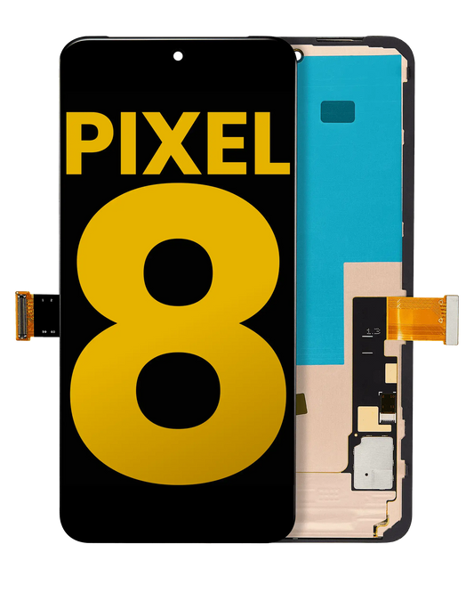 OLED Assembly With Frame (Without Fingerprint Sensor) For Google Pixel 8 (Refurbished) (All Colors) - replacement part product view